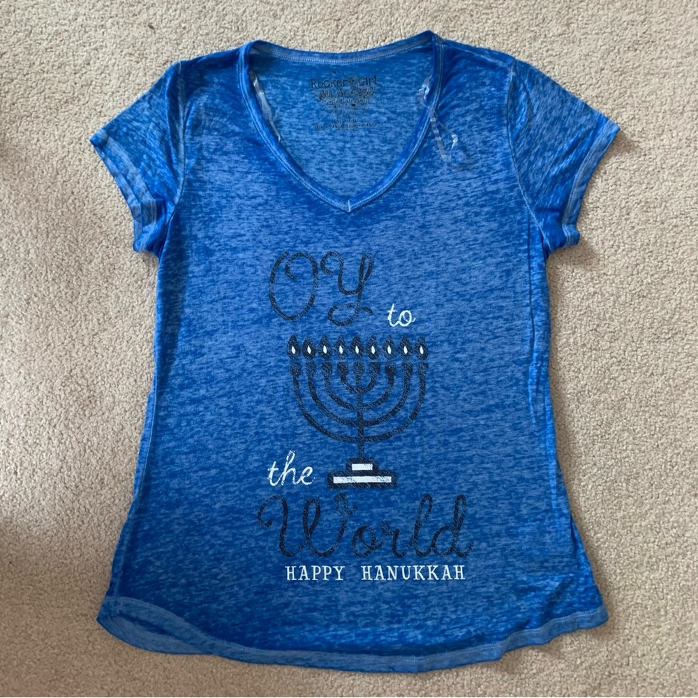 Hanukkah Oy To The World Shirt Top
